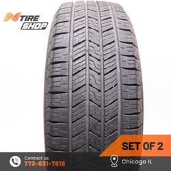 Pair of 2 Used 10.5/32  LT  275/65R20  126/123S  Trail Guide  HLT