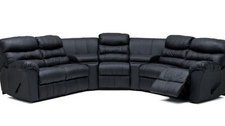 Palliser Durant Leather couch sectional