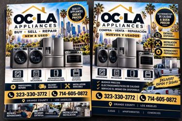 Sale and purchase of appliances in Orange country