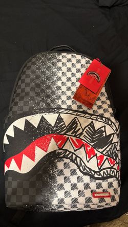 Sprayground Shark Checkered Backpack