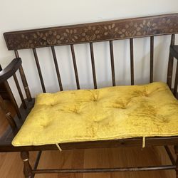  Elegant Brown Wood Bench 