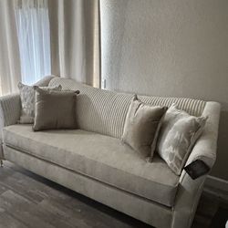Couches set sofas and coffee table plus end table and console table 