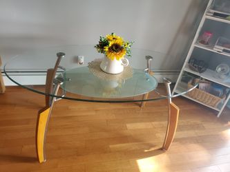 Dining Room Glass Top Table 