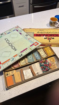 Vintage Monopoly game