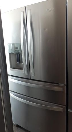 Whirlpool 4-Door Stainless Steel Fridge
