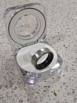 samsung smart ring- size 8- silver