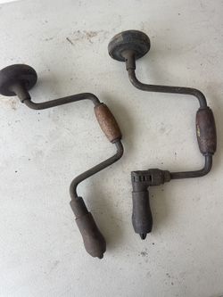 Vintage hand drill wooden handle $75 ea