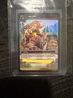 WoW TCG Owned Loot Card UNSCRATCHED - Flag of Ownership Item (Mint)