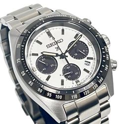 SEIKO PROSPEX SPEEDTIMER SBDL085 White Solar Chronograph Men's Watch