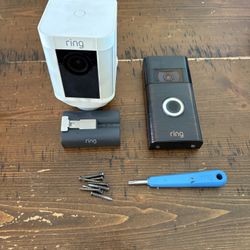 Ring Doorbell And Floodlight Camera