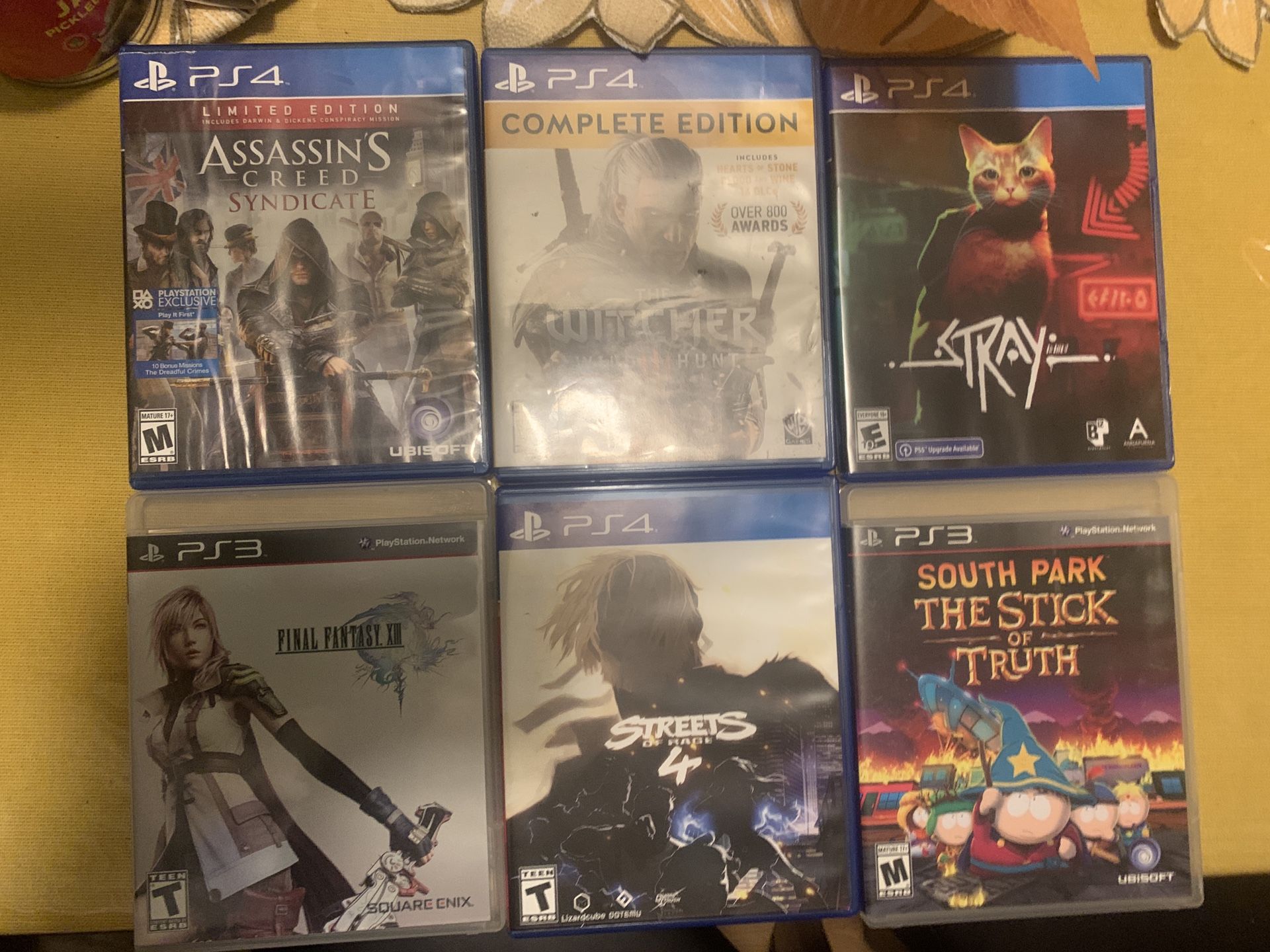 PS3/PS4 Games