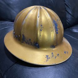 Vintage Hard Hat, Aluminum Hard Hat