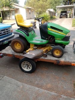 John deere la145 mower deck for sale best sale
