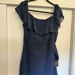 Navy Blue Lulus Dress New With Tags