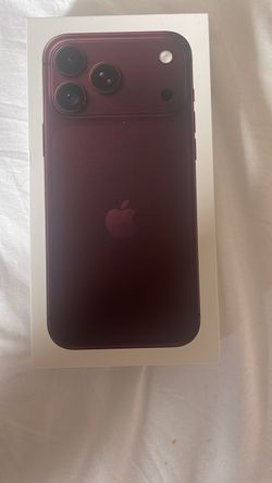 iPhone 18 Pro Max Burgundy 256 gb sim UNLOCKED