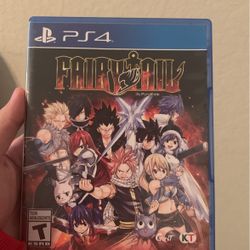 Fairytail PS4 Game 