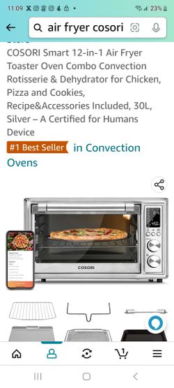 Cosori Air Fryer/ Toaster Oven 12 In 1  With Rotisserie