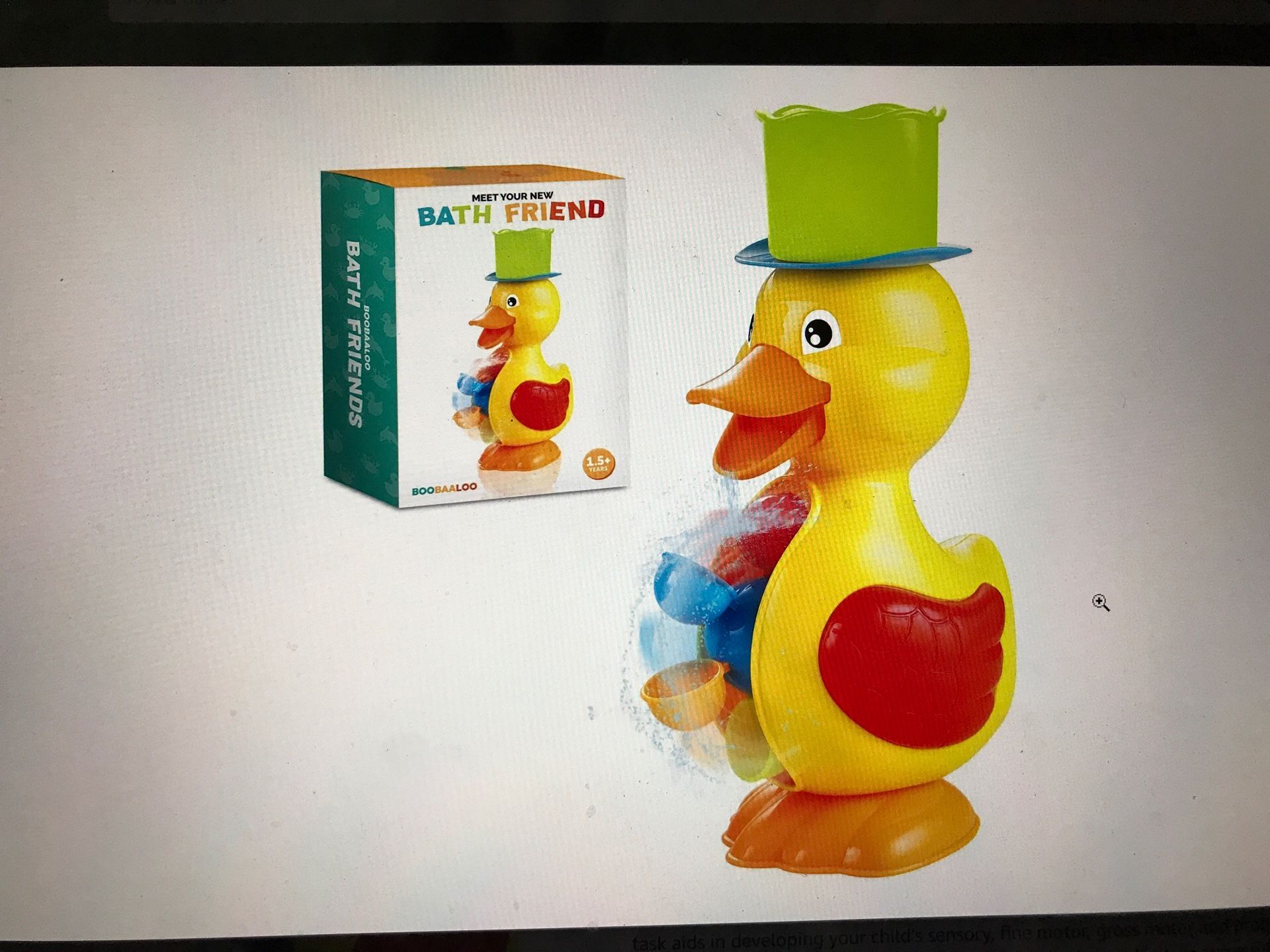 Bath toy Duck baby toys for toddlers and infants fun interactive developmental toys for babies