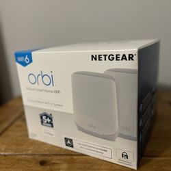 NETGEAR Orbi Tri-Band WiFi 6 Mesh Network System (RBK762S)