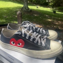 Converse CDG Low Black Size 11