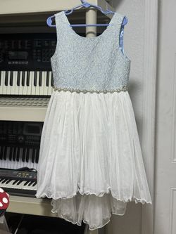 Light Blue And White Children’s Dress