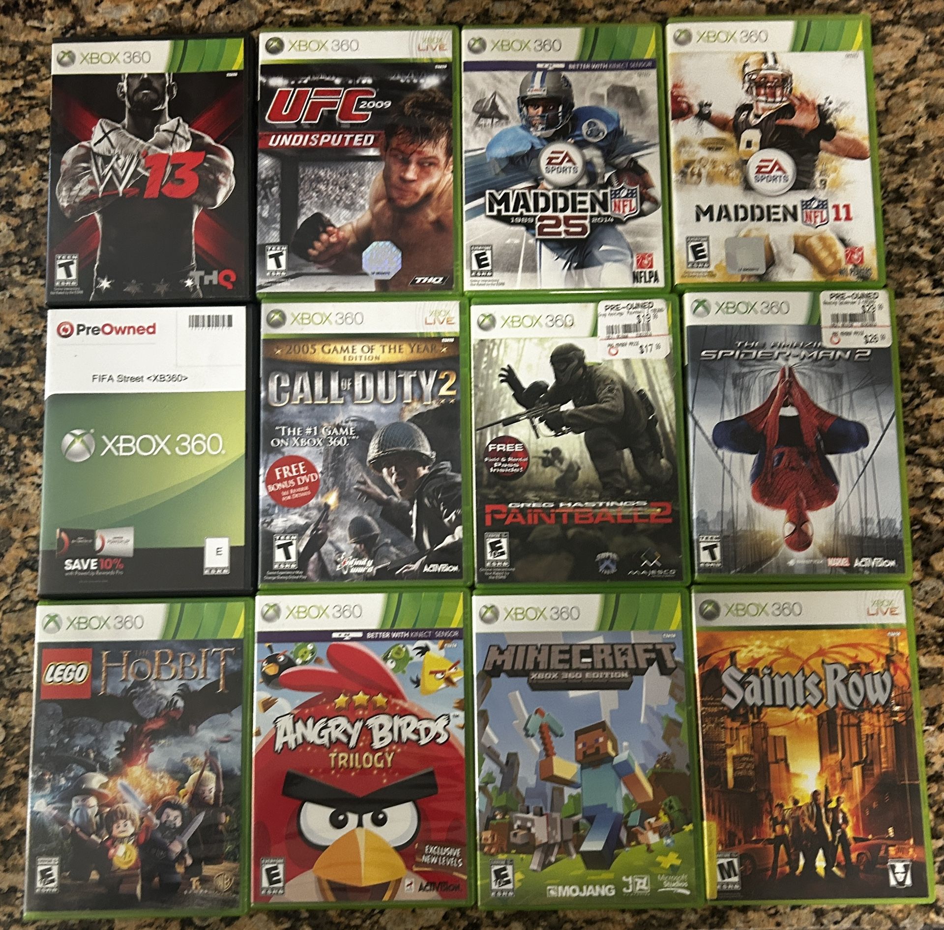 Xbox 360 Games 40$
