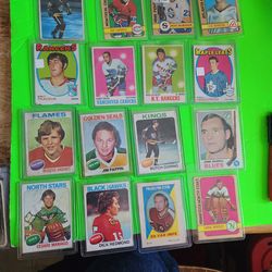 Vintage hockey cards