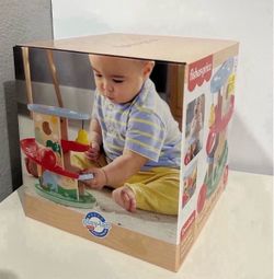 Fisher-Price Wooden Treehouse Ball Run baby and toddler toy