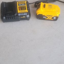 Dewalt 20V XR 5.0 Ah Battery/Charger!!!