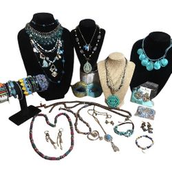 Huge Turquoise Jewelry Lot