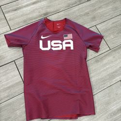  Nike Pro Elite Team USA Running Shirt BV1312-602 Track Field Men’s size Medium