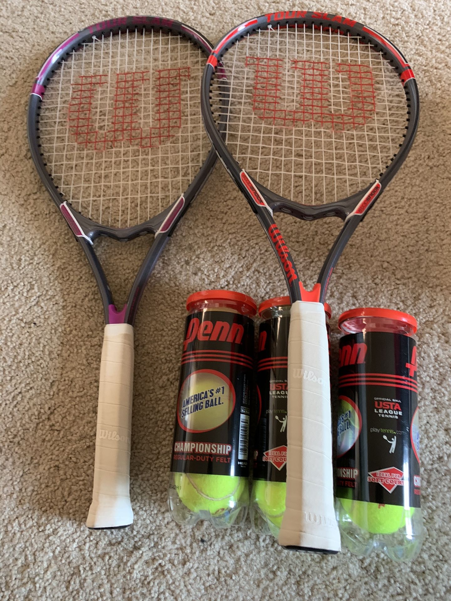 Wilson Adult Tennis Rackets Balls