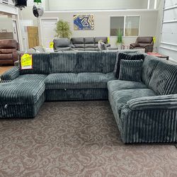 4pc Sleeper Sectional