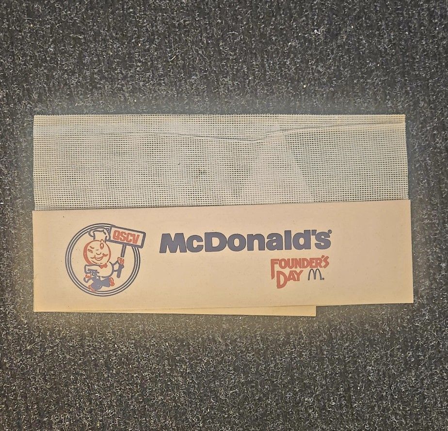 Vintage 1970s McDonalds Hat