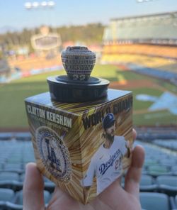 NEW LA Dodgers Clayton Kershaw ‘25 World Series Replica Ring SGA 9/22/2026