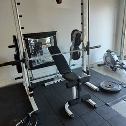 Weight Set And Row Machine 