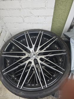 22 in Zenas wheels and tires