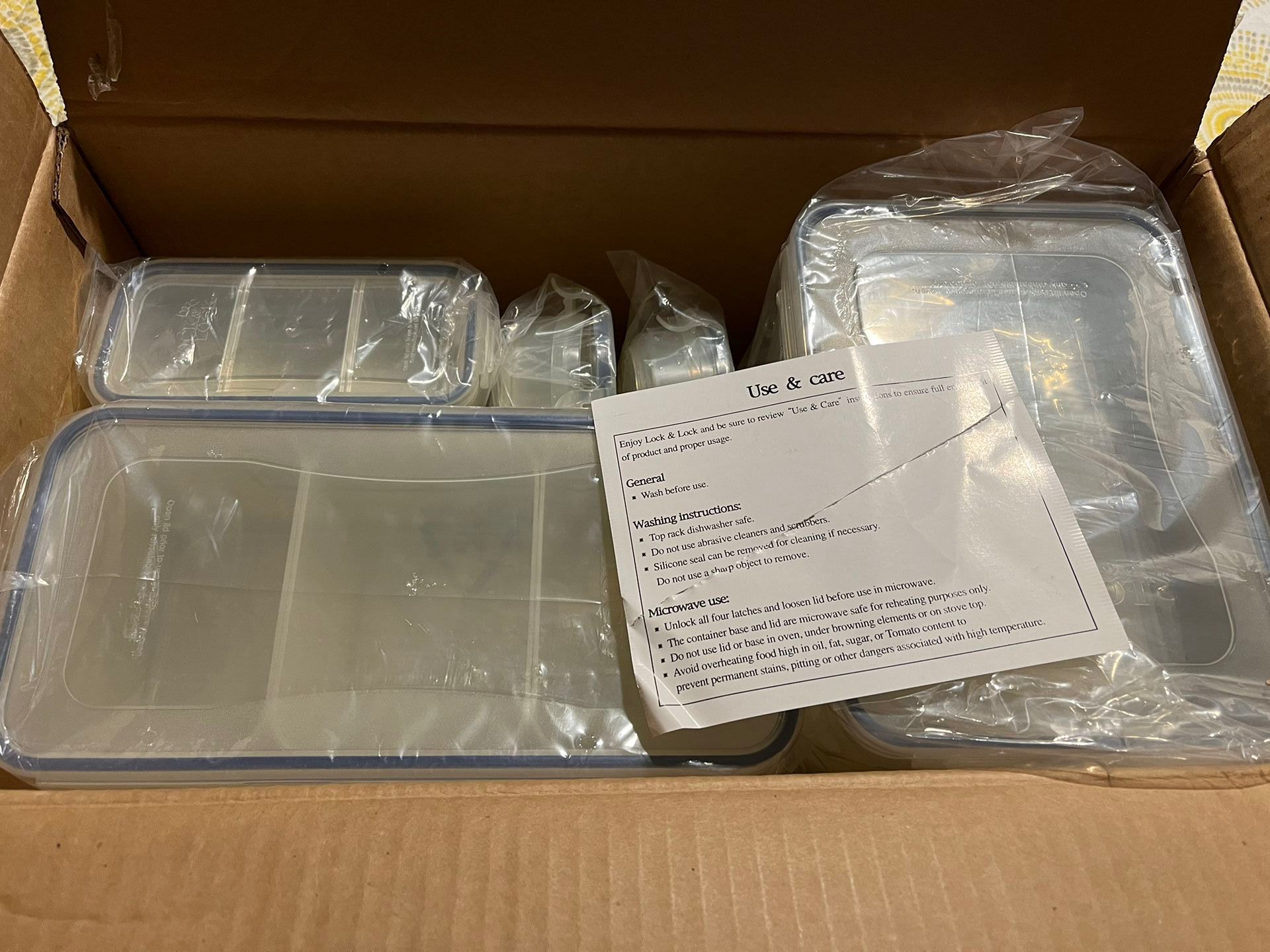 Lock And Lock Storage Containers 16 Piece Carrousel From Qvc. Clear