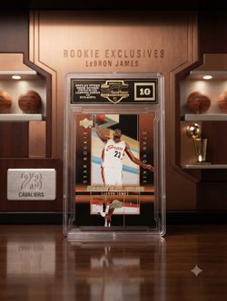 LeBron James 2003-04 Upper Deck Star Rookie Card Graded 10