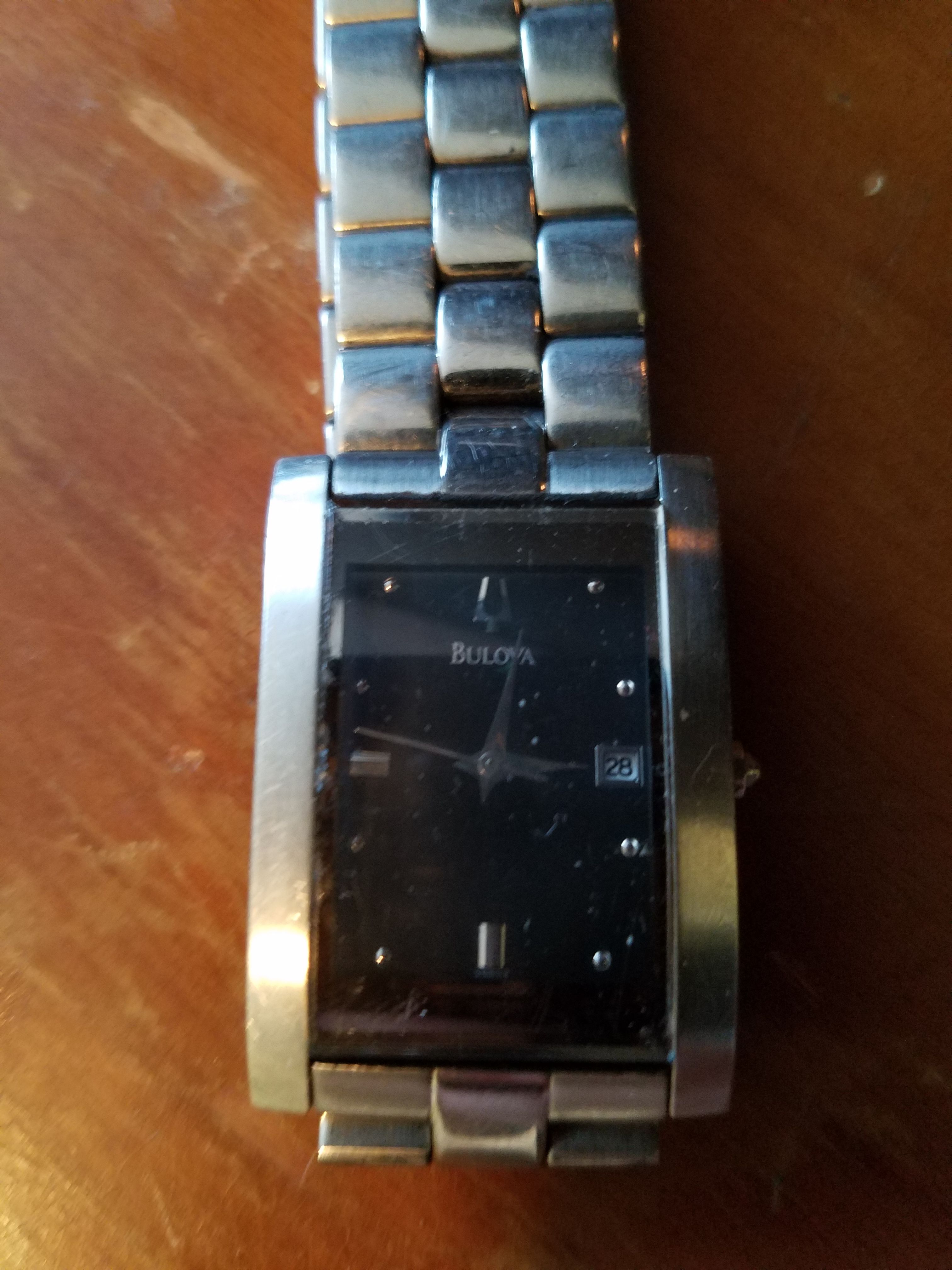 bulova quartz a2 stainless steel waterproof watch women s for Sale