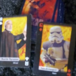 Starwars Card Deck Set Vintage Old 