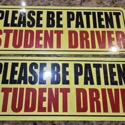STUDENT DRIVER Magnet For Car (Boka) New