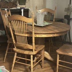 Danish wheat Table And Chairs