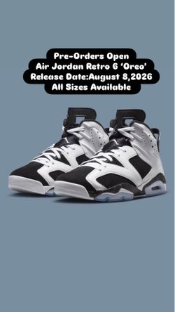 Air Jordan Retro 6 ‘Oreo’