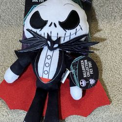 Nightmare Before Christmas Disney Jack Skellington Dig Toy plush Squeaky 