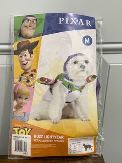 Disney Pixar Buzz Lightyear Pet Halloween Costume Size M NEW NWT