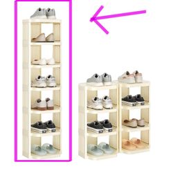 NEW! Sturdy 7 Shelf Vertical Shoe Rack