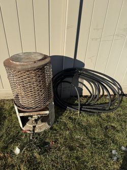 Natural gas portable heater