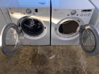 LG set washer and dryer electric my delivery with install