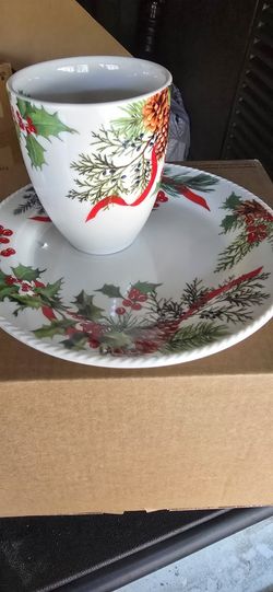 Plato Y Tasa De Princes Hauese. El Par $80 4 Tazas $40 4 Platos$40